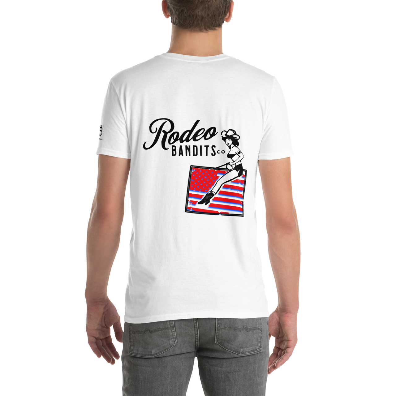 MERICA Red, White & Colorado - Rodeo Bandits Short-Sleeve Unisex T-Shirt