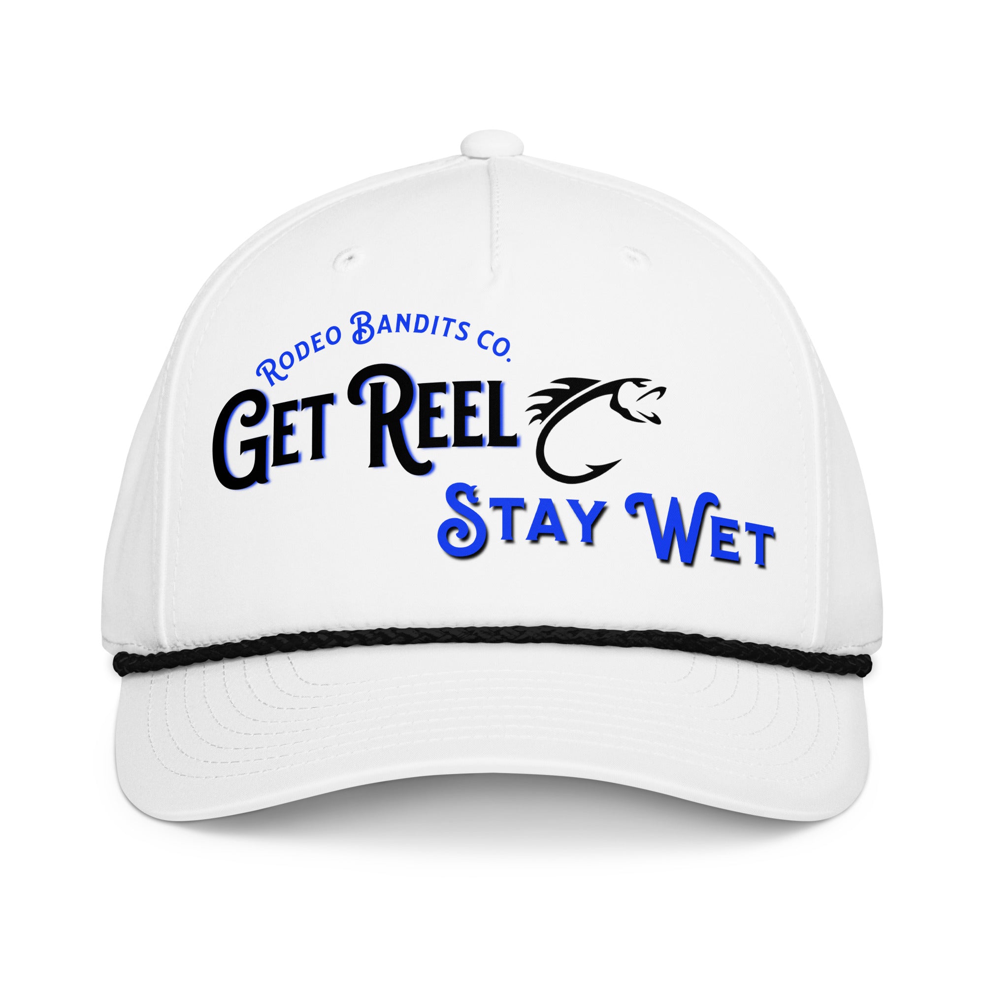 Get Reel, Stay Wet - Rodeo Bandits Fishing Rope Hat