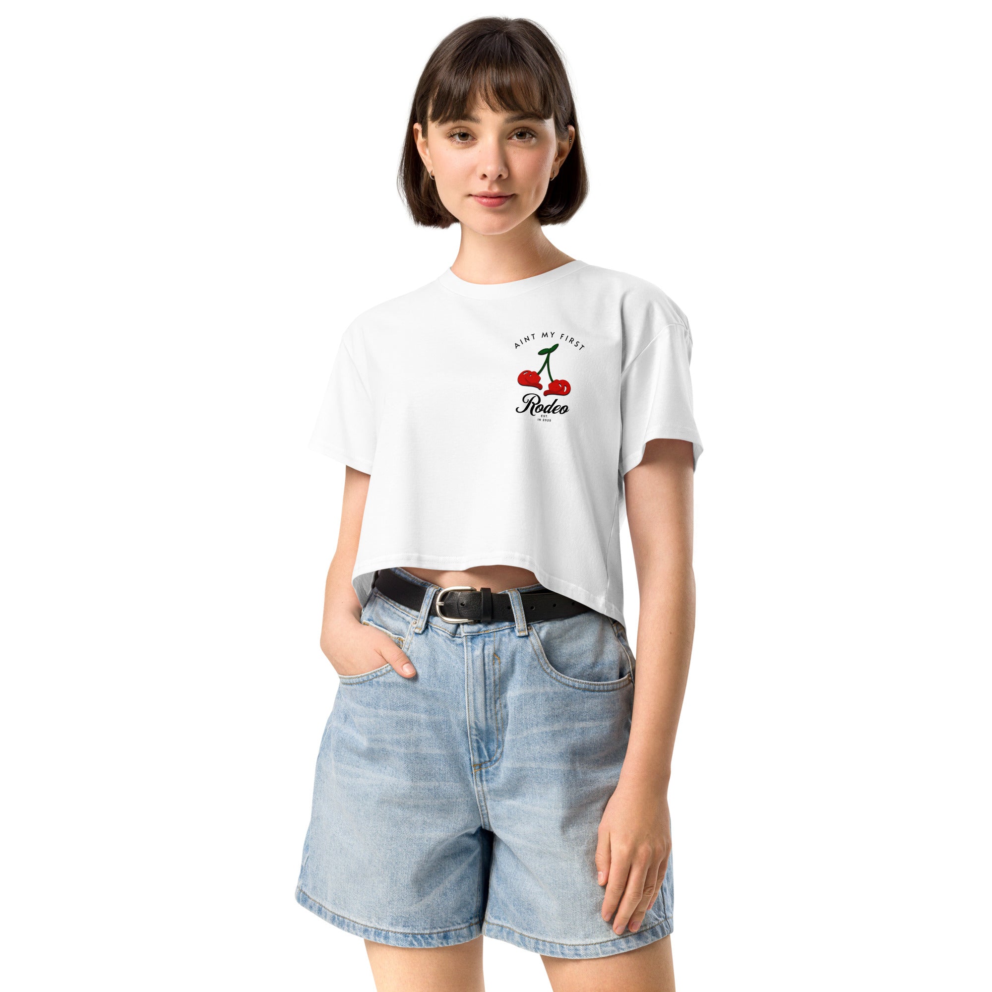 Cowboy Cherries - Women’s crop top
