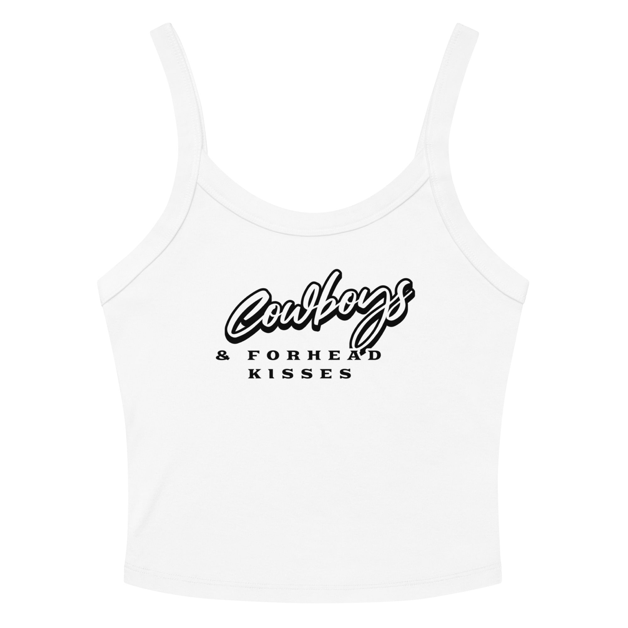 Cowboys & Forehead Kisses Women’s Rib Tank